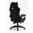 Fotel gamingowy obrotowy STUDENT, podnóżek i poduszka masująca KO23CZ