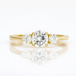 Pierścionek pozłacany stal chirurgiczna platerowana złotem PST957, Rozmiar pierścionków: US7 EU14