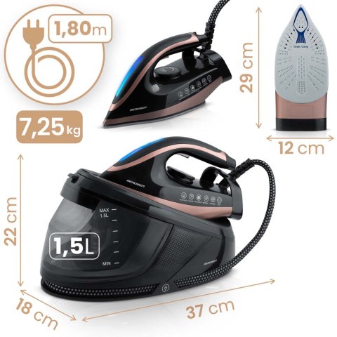 Stacja parowa żelazko generator pary 3000W Berdsen BD-334 ceramiczna powłoka Stacja parowa żelazko generator pary 3000W Berdsen BD-334 ceramiczna powłoka