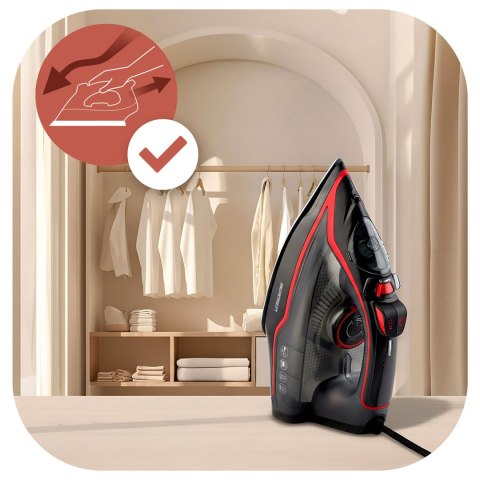 Żelazko parowe 2600W Berdsen BD-331 ceramiczna powłoka praca w pionie Żelazko parowe 2600W Berdsen BD-331 ceramiczna powłoka praca w pionie