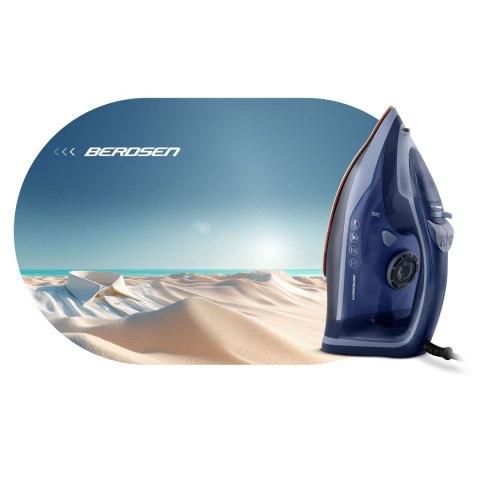 Żelazko parowe 3000W Berdsen BD-330 ceramiczna powłoka praca w pionie Żelazko parowe 3000W Berdsen BD-330 ceramiczna powłoka praca w pionie