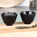 Czarki do herbaty żeliwne emaliowane CAST LINE mini 60 ml 2 szt. VILDE 139689 Czarki do herbaty żeliwne emaliowane CAST LINE mini 60 ml 2 szt. VILDE 139689