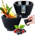 Czarki do herbaty żeliwne emaliowane CAST LINE mini 60 ml 2 szt. VILDE 139689 Czarki do herbaty żeliwne emaliowane CAST LINE mini 60 ml 2 szt. VILDE 139689