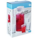Dzbanek i szklanki na napoje 1.1L / 190 ml zestaw 5-ele EXCELLENT HOUSEWARE 139635 Dzbanek i szklanki na napoje 1.1L / 190 ml zestaw 5-ele EXCELLENT HOUSEWARE 139635
