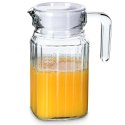 Dzbanek szklany mały 500ml na napoje sok wodę kompot 650ml z pokrywką VILDE 139293 Dzbanek szklany mały 500ml na napoje sok wodę kompot 650ml z pokrywką VILDE 139293