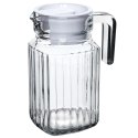 Dzbanek szklany mały 500ml na napoje sok wodę kompot 650ml z pokrywką VILDE 139293 Dzbanek szklany mały 500ml na napoje sok wodę kompot 650ml z pokrywką VILDE 139293
