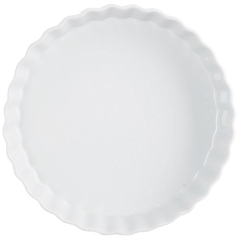 FORMA DO PIECZENIA TARTY CERAMICZNA BIAŁA 26.5CM VILDE 123249 FORMA DO PIECZENIA TARTY CERAMICZNA BIAŁA 26.5CM VILDE 123249