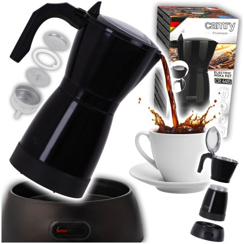 Kawiarka Elektryczna Moka CAMRY CR 4415 Black