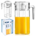 Dzbanek szklany na napoje sok wodę herbatę z pokrywką 1.5L stołowy VILDE 139289 Dzbanek szklany na napoje sok wodę herbatę z pokrywką 1.5L stołowy VILDE 139289