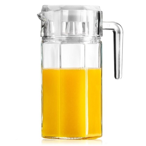 Dzbanek szklany na napoje sok wodę herbatę z pokrywką 1.5L stołowy VILDE 139289 Dzbanek szklany na napoje sok wodę herbatę z pokrywką 1.5L stołowy VILDE 139289