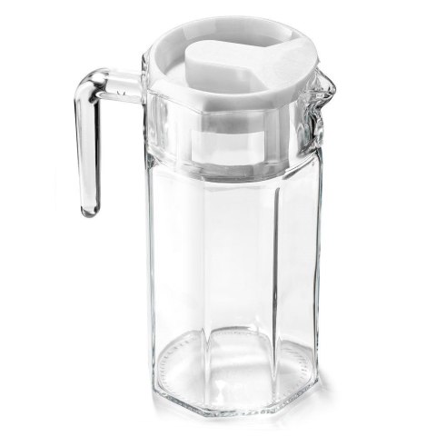 Dzbanek szklany na napoje sok wodę herbatę z pokrywką 1.5L stołowy VILDE 139289 Dzbanek szklany na napoje sok wodę herbatę z pokrywką 1.5L stołowy VILDE 139289