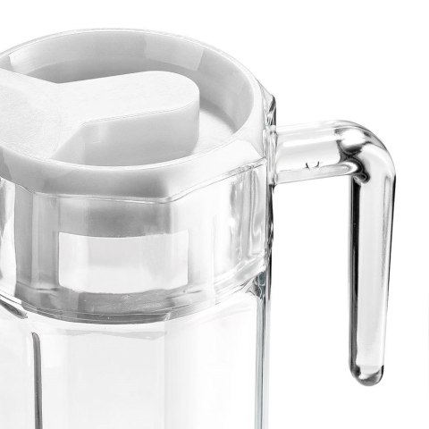 Dzbanek szklany na napoje sok wodę herbatę z pokrywką 1.5L stołowy VILDE 139289 Dzbanek szklany na napoje sok wodę herbatę z pokrywką 1.5L stołowy VILDE 139289