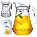 Dzbanek szklany na napoje sok wodę kompot herbatę lemoniadę 1.4L VILDE 139291 Dzbanek szklany na napoje sok wodę kompot herbatę lemoniadę 1.4L VILDE 139291