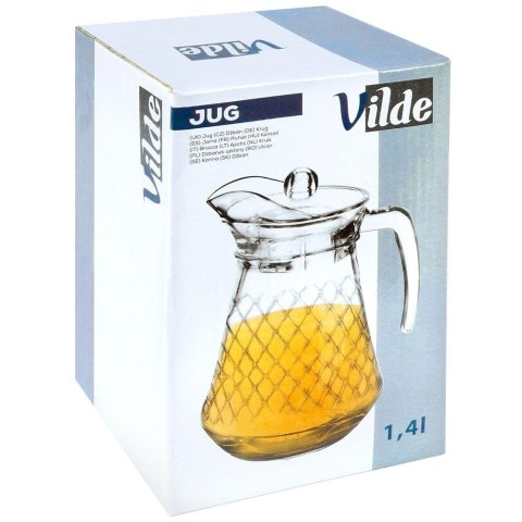 Dzbanek szklany na napoje sok wodę kompot herbatę lemoniadę 1.4L VILDE 139291 Dzbanek szklany na napoje sok wodę kompot herbatę lemoniadę 1.4L VILDE 139291