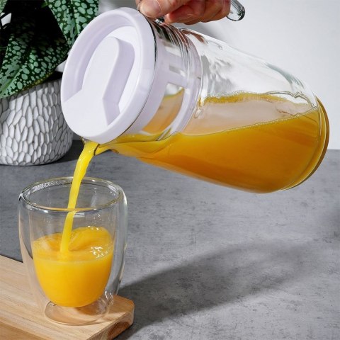Dzbanek szklany na napoje sok wodę kompot herbatę lemoniadę 2L VILDE 139292 Dzbanek szklany na napoje sok wodę kompot herbatę lemoniadę 2L VILDE 139292