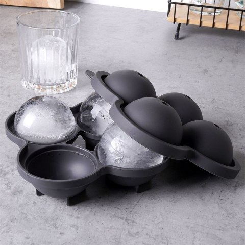 Forma foremka do lodu na lód pojemnik do kostek KULE LODOWE EXCELLENT HOUSEWARE 259228 Forma foremka do lodu na lód pojemnik do kostek KULE LODOWE EXCELLENT HOUSEWARE 259228