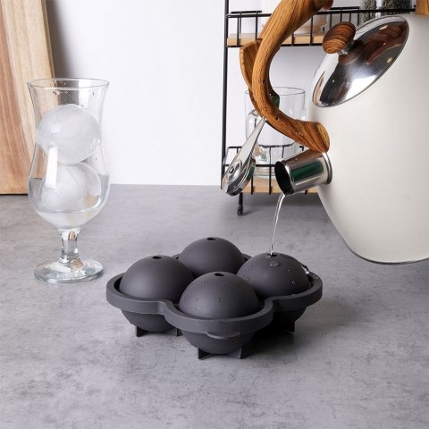 Forma foremka do lodu na lód pojemnik do kostek KULE LODOWE EXCELLENT HOUSEWARE 259228 Forma foremka do lodu na lód pojemnik do kostek KULE LODOWE EXCELLENT HOUSEWARE 259228