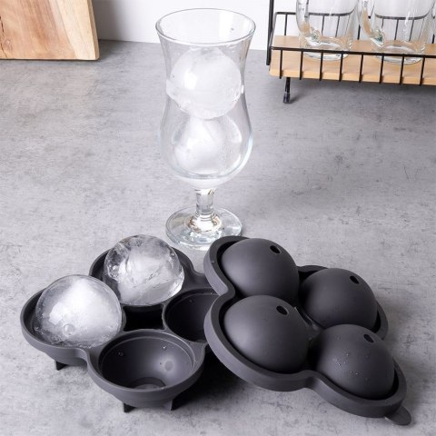 Forma foremka do lodu na lód pojemnik do kostek KULE LODOWE EXCELLENT HOUSEWARE 259228 Forma foremka do lodu na lód pojemnik do kostek KULE LODOWE EXCELLENT HOUSEWARE 259228