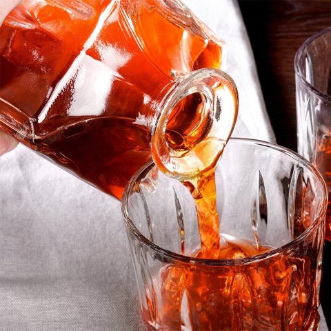 Karafka i szklanki do whisky nalewki na alkohol 900ml zestaw 5-ele VILDE 139665 Karafka i szklanki do whisky nalewki na alkohol 900ml zestaw 5-ele VILDE 139665