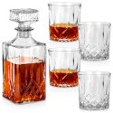 Karafka i szklanki do whisky nalewki na alkohol 900ml zestaw 5-ele VILDE 139665 Karafka i szklanki do whisky nalewki na alkohol 900ml zestaw 5-ele VILDE 139665