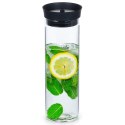 Karafka szklana z pokrywką na napoje wodę sok dzbanek 1L EXCELLENT HOUSEWARE 139636 Karafka szklana z pokrywką na napoje wodę sok dzbanek 1L EXCELLENT HOUSEWARE 139636