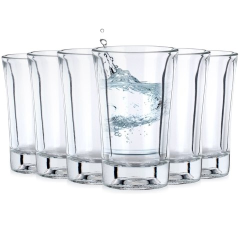 Kieliszki do wódki 40ml szklane zestaw kieliszków kieliszek 6 sztuk VILDE 139619 Kieliszki do wódki 40ml szklane zestaw kieliszków kieliszek 6 sztuk VILDE 139619