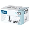 Kieliszki do wódki 40ml szklane zestaw kieliszków kieliszek 6 sztuk VILDE 139619 Kieliszki do wódki 40ml szklane zestaw kieliszków kieliszek 6 sztuk VILDE 139619