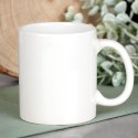 Kubek ceramiczny do kawy herbaty biały 330 ml VILDE 139698 Kubek ceramiczny do kawy herbaty biały 330 ml VILDE 139698