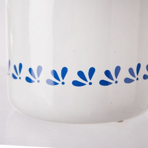 Kubek emaliowany z miarką do odmierzania podgrzewania biały 1.2L MODROBILA ORION 113513