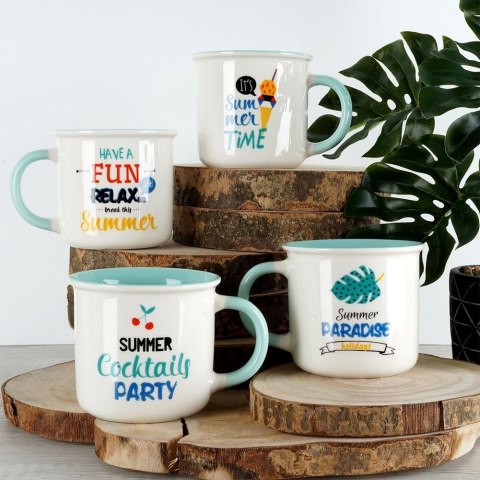 Kubek porcelanowy do kawy herbaty duży 380 ml NAVA 10-172-450-C