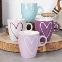 Kubki ceramiczne do kawy herbaty do kawy herbaty 230ml zestaw kubków mix kolorów 4 szt ORION 126967X4
