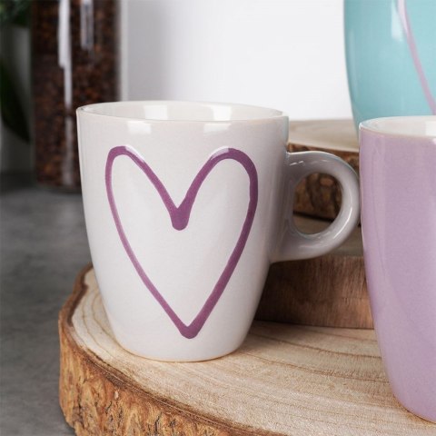 Kubki ceramiczne do kawy herbaty do kawy herbaty 230ml zestaw kubków mix kolorów 4 szt ORION 126967X4