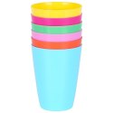 Kubki plastikowe wielorazowe 280 ml zestaw kubków mix kolorów 6 sztuk EXCELLENT HOUSEWARE 139637 Kubki plastikowe wielorazowe 280 ml zestaw kubków mix kolorów 6 sztuk EXCELLENT HOUSEWARE 139637