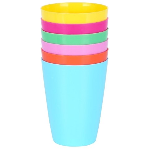 Kubki plastikowe wielorazowe 280 ml zestaw kubków mix kolorów 6 sztuk EXCELLENT HOUSEWARE 139637 Kubki plastikowe wielorazowe 280 ml zestaw kubków mix kolorów 6 sztuk EXCELLENT HOUSEWARE 139637