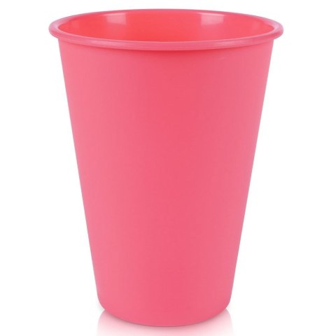 Kubki plastikowe wielorazowe 400 ml zestaw kubków 6 sztuk EXCELLENT HOUSEWARE 139339 Kubki plastikowe wielorazowe 400 ml zestaw kubków 6 sztuk EXCELLENT HOUSEWARE 139339