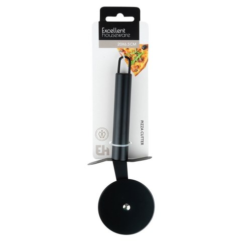 Nóż do krojenia pizzy stalowy czarny radełko 20cm VILDE 259712 Nóż do krojenia pizzy stalowy czarny radełko 20cm VILDE 259712