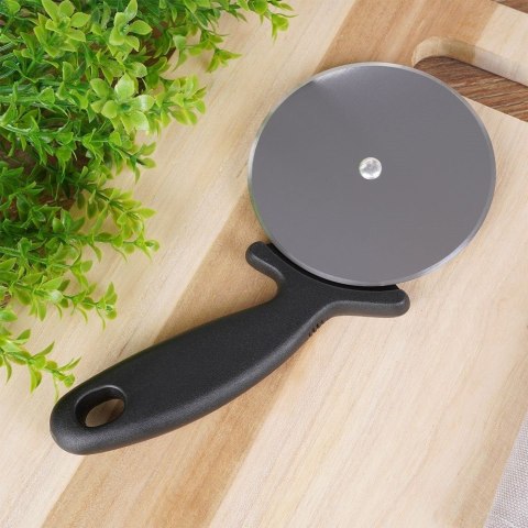 Nóż do krojenia pizzy stalowy okrągły 20.5cm radełko duże ALPINA 259270