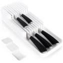 Organizer na noże przybory sztućce do szuflady biały 39x14.5x7.5cm VILDE 229012-B