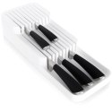 Organizer na noże przybory sztućce do szuflady biały 39x14.5x7.5cm VILDE 229012-B