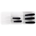 Organizer na noże przybory sztućce do szuflady biały 39x14.5x7.5cm VILDE 229012-B