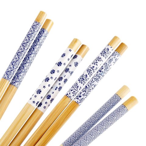 Pałeczki do sushi bambusowe wielorazowe 8 sztuk 24cm EXCELLENT HOUSEWARE 139166 Pałeczki do sushi bambusowe wielorazowe 8 sztuk 24cm EXCELLENT HOUSEWARE 139166