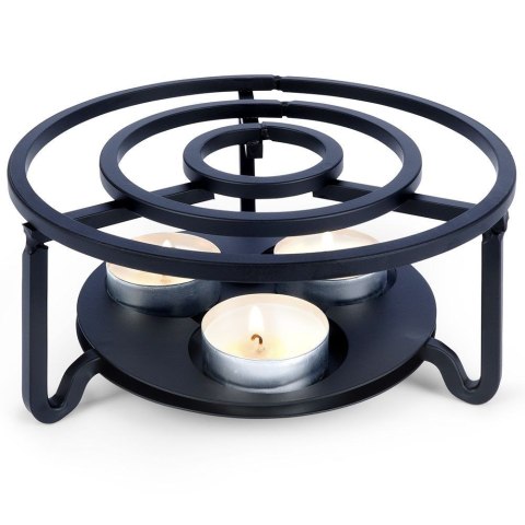Podgrzewacz do dzbanka kubka herbaty metalowy świecznik x3 tealight VILDE 229073 Podgrzewacz do dzbanka kubka herbaty metalowy świecznik x3 tealight VILDE 229073