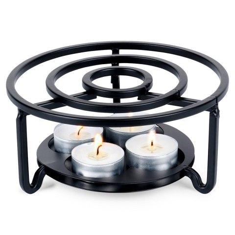 Podgrzewacz do dzbanka kubka herbaty metalowy świecznik x4 tealight VILDE 229148 Podgrzewacz do dzbanka kubka herbaty metalowy świecznik x4 tealight VILDE 229148