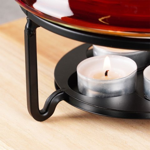 Podgrzewacz do dzbanka kubka herbaty metalowy świecznik x4 tealight VILDE 229148 Podgrzewacz do dzbanka kubka herbaty metalowy świecznik x4 tealight VILDE 229148