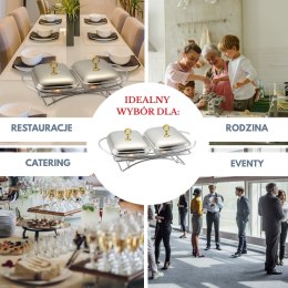 Podgrzewacz stołowy żaroodporny 2 x 1,5L KLAUSBERG KB-7922