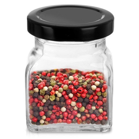 Pojemnik na przyprawy szklany 120ml słoik słoiczek organizer ORION 155118 Pojemnik na przyprawy szklany 120ml słoik słoiczek organizer ORION 155118
