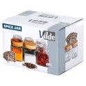 Pojemniki na przyprawy 24 szt 100ml pojemnik szklany + 90 etykiety VILDE 229194 Pojemniki na przyprawy 24 szt 100ml pojemnik szklany + 90 etykiety VILDE 229194