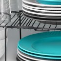 Półka kuchenna metalowa do szafki regulowana rozsuwana 34.5-48cm czarna VILDE 229106 Półka kuchenna metalowa do szafki regulowana rozsuwana 34.5-48cm czarna VILDE 229106