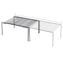 Półka kuchenna metalowa do szafki regulowana rozsuwana 34.5-48cm czarna VILDE 229106 Półka kuchenna metalowa do szafki regulowana rozsuwana 34.5-48cm czarna VILDE 229106