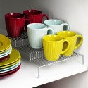 Półka kuchenna metalowa szara 3-poziomowa organizer 28x26x11cm STORAGE SOLUTIONS 229216